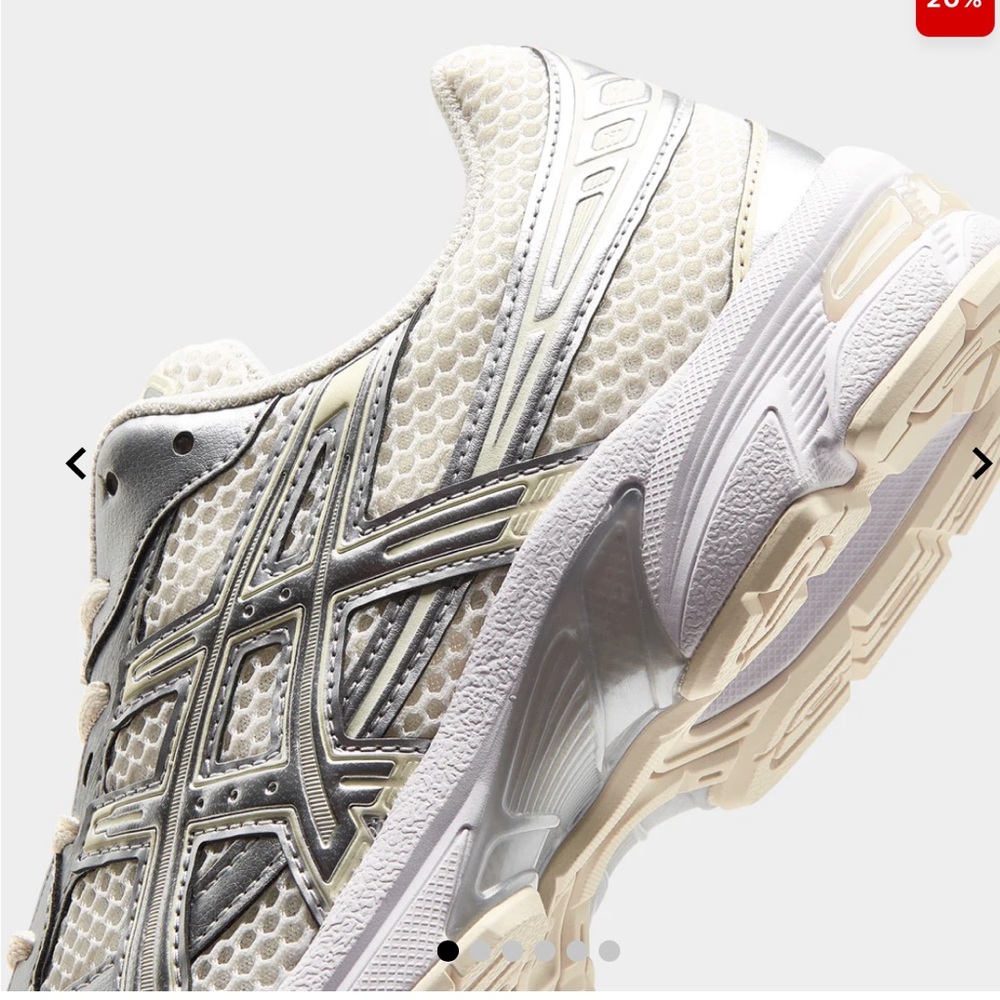 ASICS GEL 1130 CREAM/PURE SILVER - Picture 3 of 16